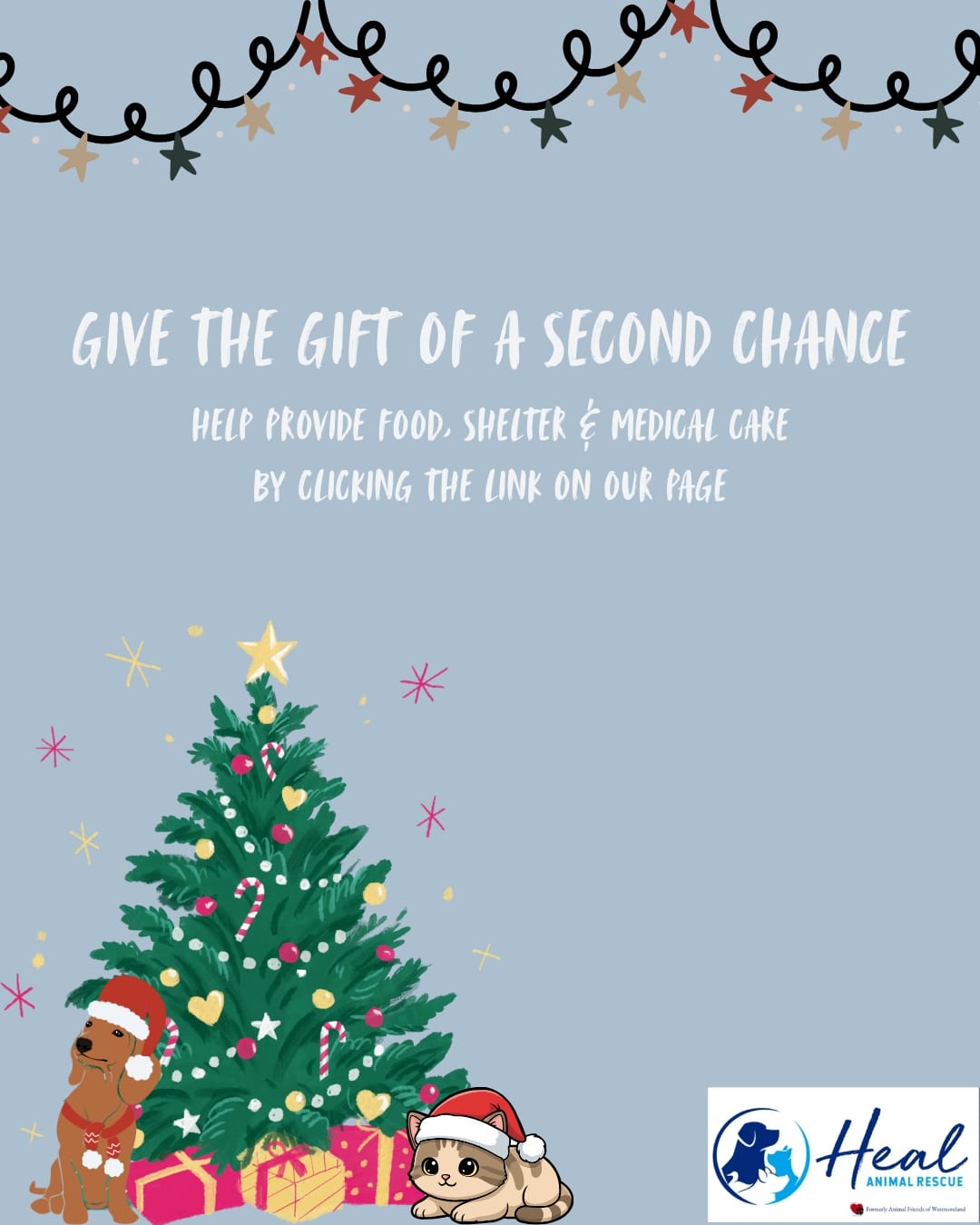 Ad concept 2 for Heal Animal Rescue.